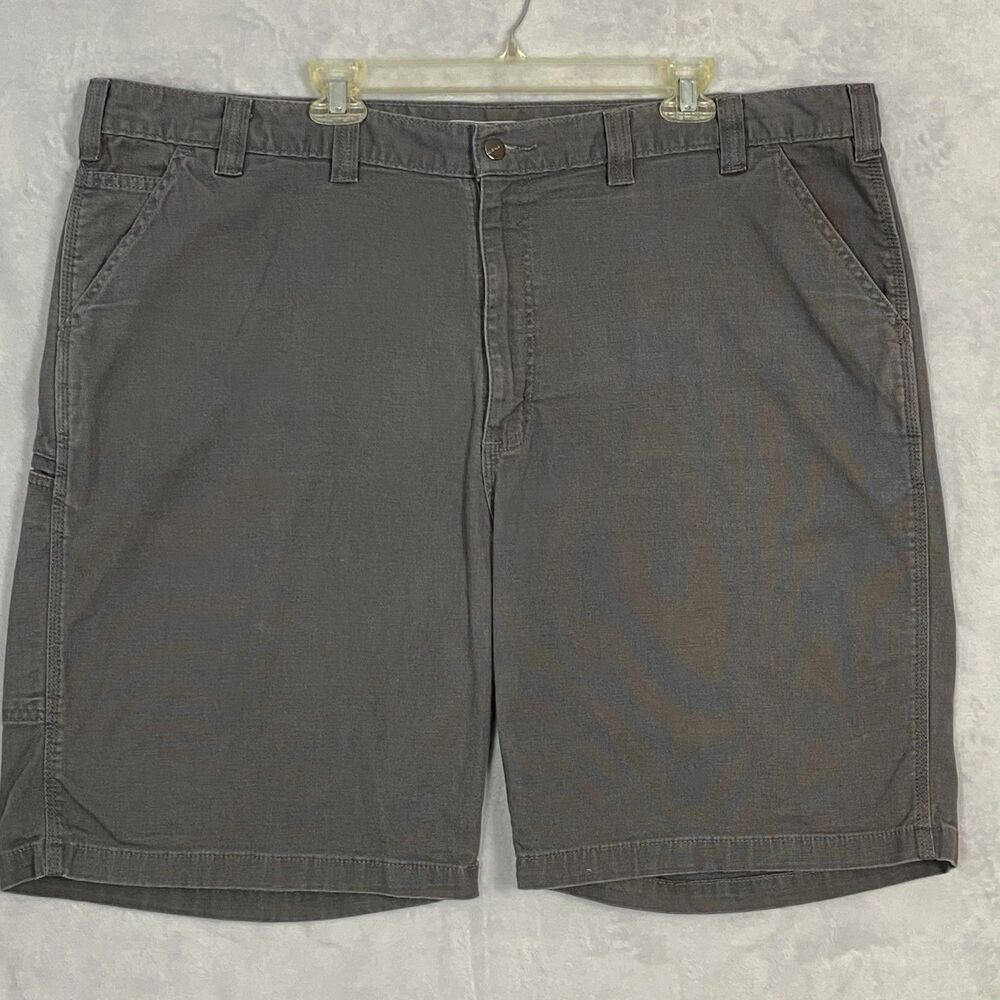 Carhartt Shorts Mens 46 Grey Relaxed Fit Rugged Flex Workwear Cell Phone Pocket